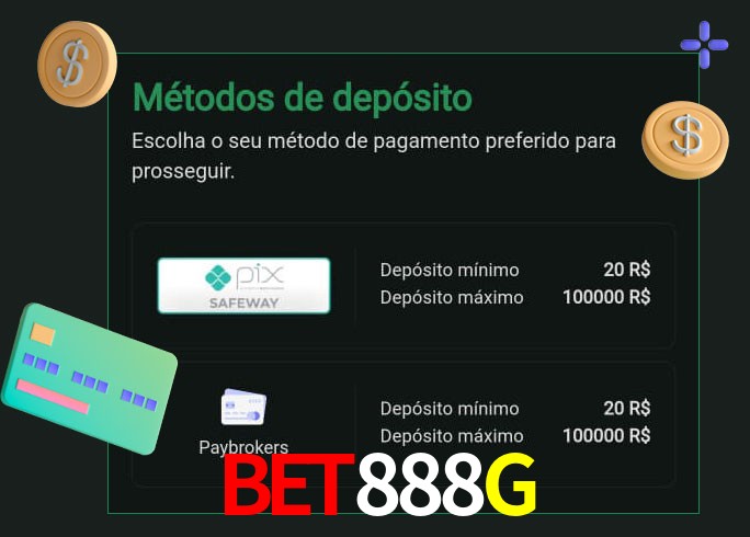 O cassino Bet888G oferece uma grande variedade de métodos de pagamento